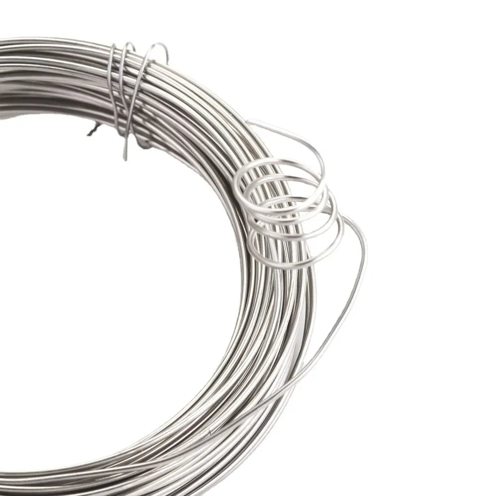 10M Stainless Steel Silver Color Wire Single Wire Beading Wire 0.3/0.4/0.5/0.6/0.8/1mm
