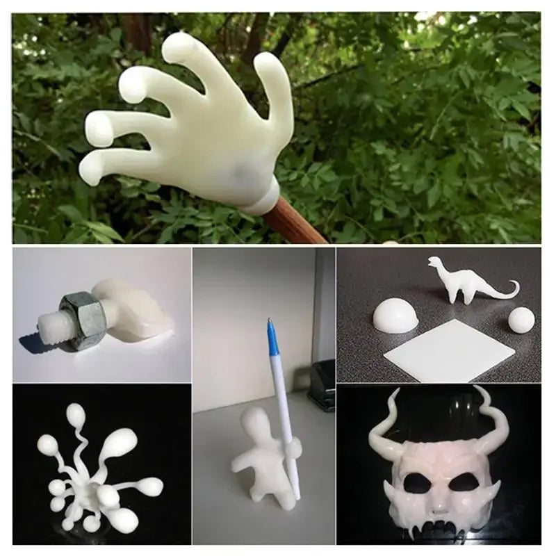 20g-1000g Resin Clay Free Moldable Clay Thermoplastic Plastic Friendly Aka Polycaprolactone Polymorph Pellet DIY Ceramics Tool