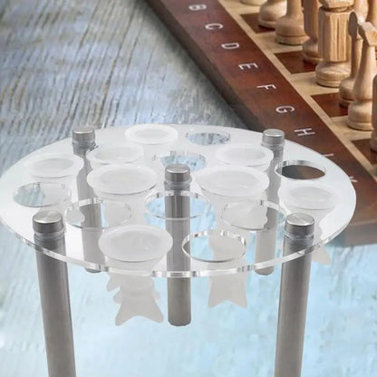 Chess Piece Mold Holder Acrylic 5 Leg Supports Stand For Epoxy Resin