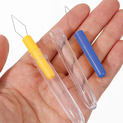 3-Pack Needle Threader Elderly Friendly Quick Threading, Random Colors