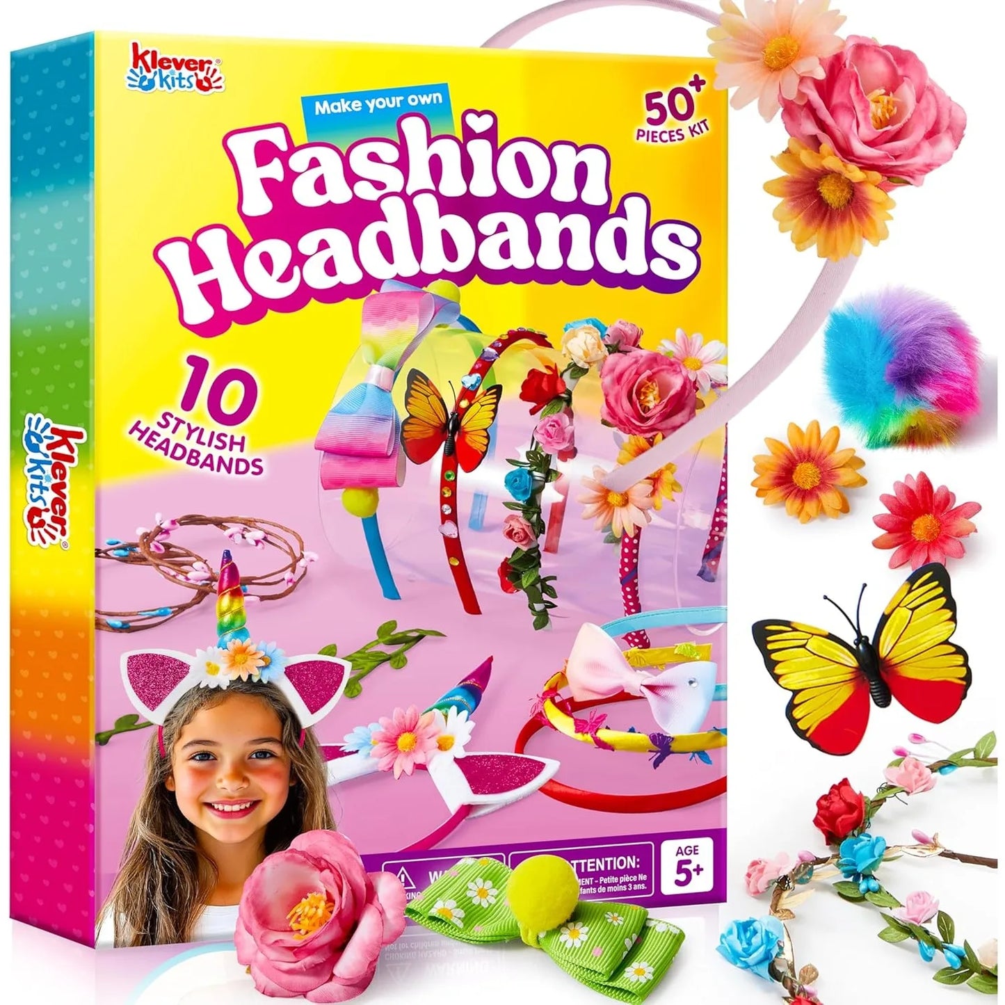 JOYFY Headband Making Kit for Girls Kids Headbands DIY Hair Accessories Make Your Own Hair Accessories