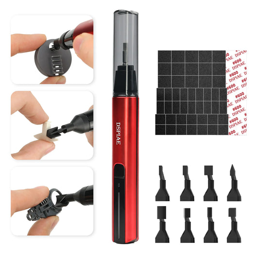 DSPIAE ES-A DIY Reciprocating Sander Electric Grinding Pen Plastic Model Sanding Paper Head