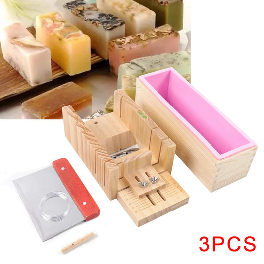 Adjustable Soap Cutting Tool, Smooth Surface for Easy Cleaning, Clear Scale for Precise Soap and Candle Sizing,