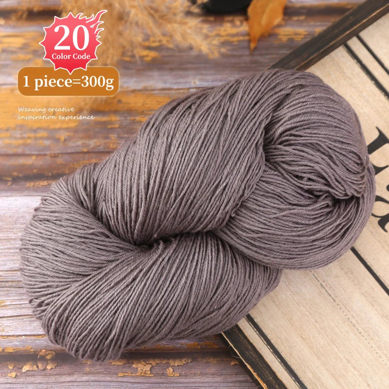 300g Alpaca Wool Yarn in Multiple Optional Colors Used for Knitting Fashionable Sweaters Scarves Gloves Hats Coats