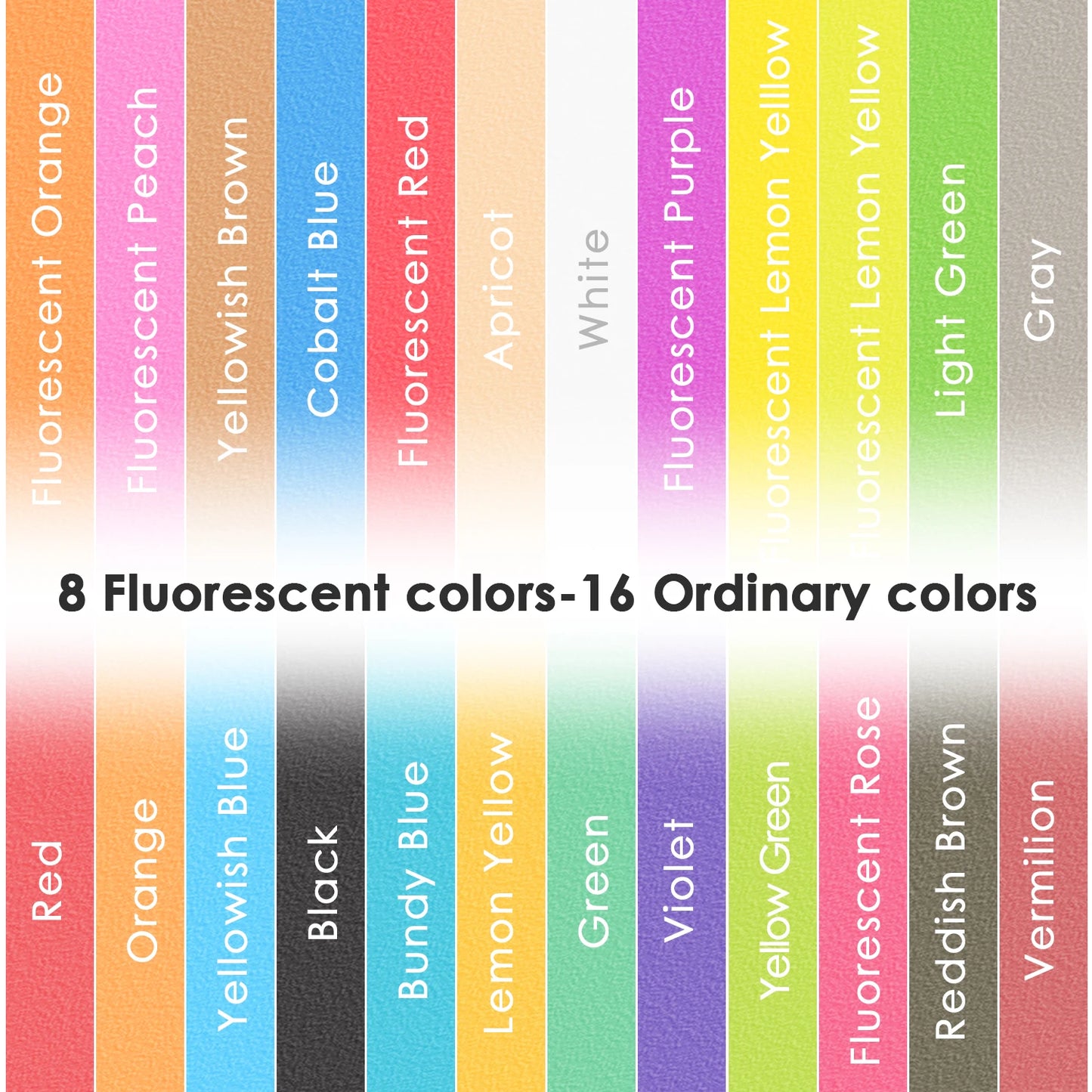 24Colors/Set Airbrush Paint Set, Opaque & Brilliant Acrylic Paint, 1fl Oz, Water Based, Ready To Spray