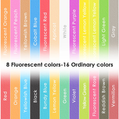 24Colors/Set Airbrush Paint Set, Opaque & Brilliant Acrylic Paint, 1fl Oz, Water Based, Ready To Spray