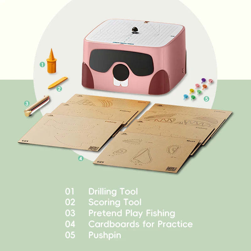BeaverBot C1 Safe Cardboard Construction Tool Kit 2 colors To Choose Craft For Creativity Gift DIY Cardboard Cutter
