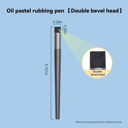 1PC Blending Sponge Pen For Oil Pastel Washable Sketch Rubbing Brush Reusable Drawing Art Blenders Detail