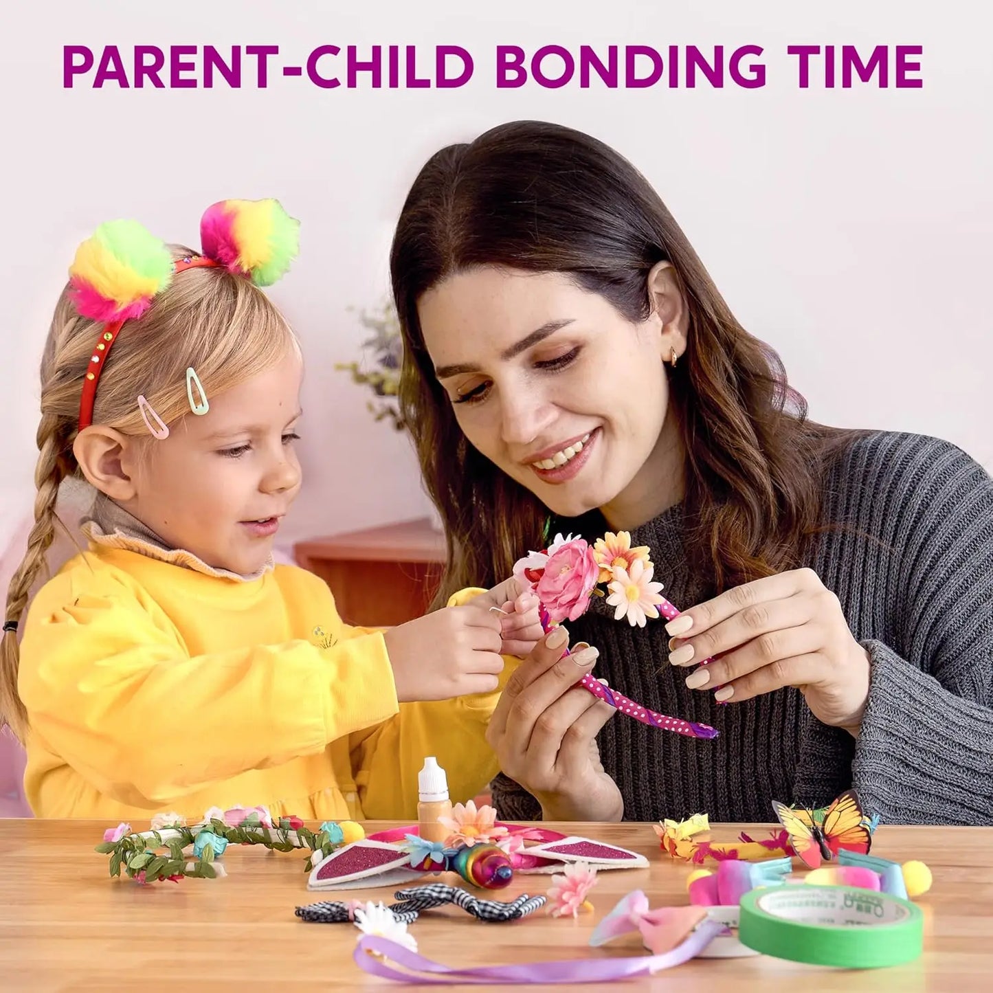 JOYFY Headband Making Kit for Girls Kids Headbands DIY Hair Accessories Make Your Own Hair Accessories