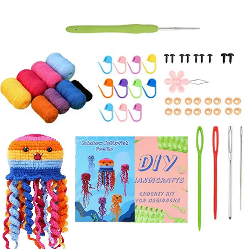Beginner Crochet Kit Jellyfish Starter Set