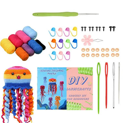 Beginner Crochet Kit Jellyfish Starter Set
