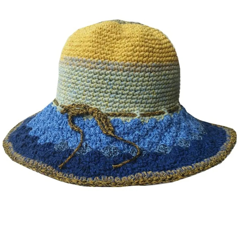 230g Rainbow Segment Dyed Gradient Color Cotton Yarn DIY Handmade Knitted Crochet Hat Bag Shawl Blanket Cape Bag