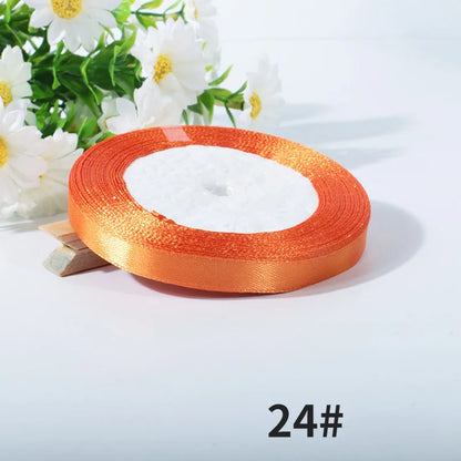 20mm 25yards per roll Silk Satin Ribbons