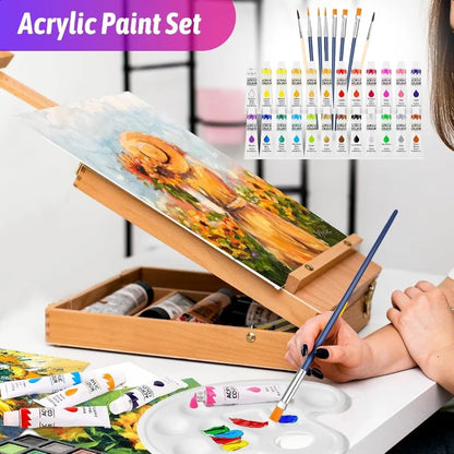 Art plies 195 Pack Art Set Drawing Kit Painting Kit Art Paint Set with Acrylic