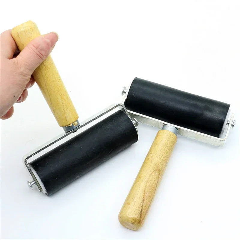 Professional Rubber Roller Ink Painting Printmaking Art Craft Projects Stamping Tool