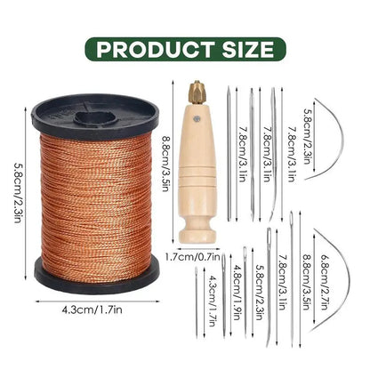 Leather Kit Heavy Duty Leather Sewing Tools With Sewing Thread Needle Awl