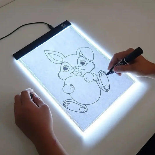 Led Drawing Copy Pad 3 Level Dimmable Board Table Animation Painting Adjustable Light Notepad