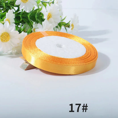 20mm 25yards per roll Silk Satin Ribbons