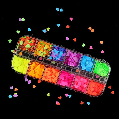 Holographic Letters Resin Sequins Fillers Epoxy Filling Crafts Materials Iridescent Glitter Flakes