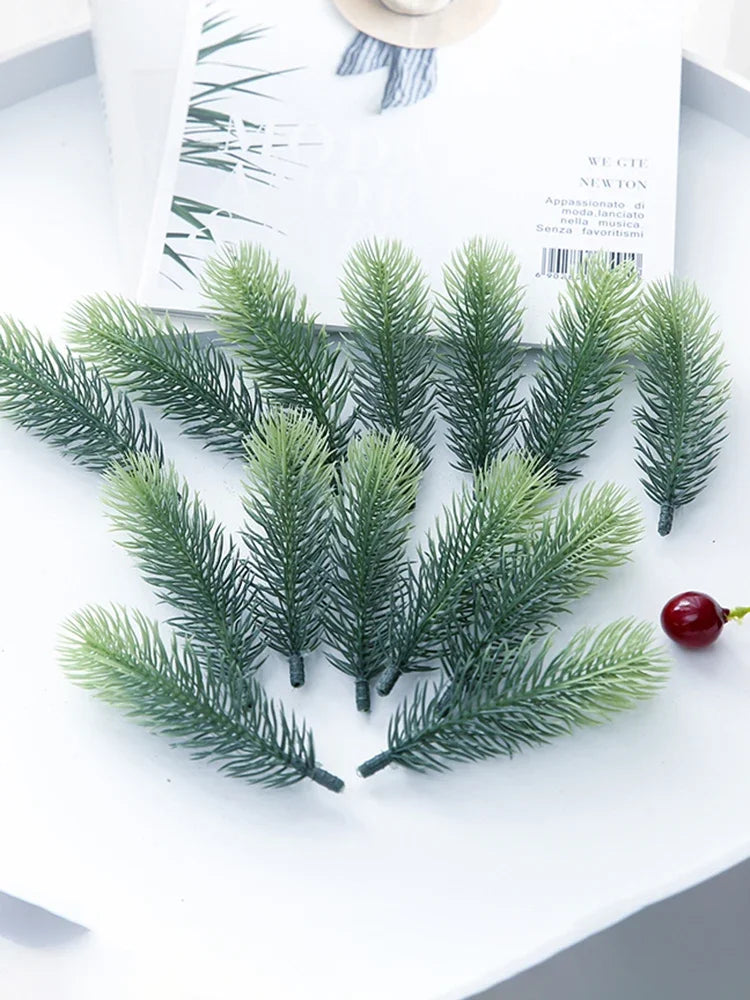 10pcs Mini Artificial Pine Needle DIY