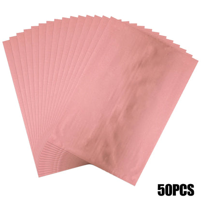 50pcs/pack 20x29cm Toner Hot Stamping Foil Paper A4 Toner Reactive Foil By Laser Printer and Laminator