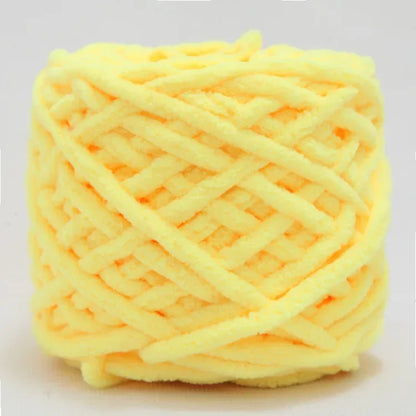 100g/ball Chenille Knitting Yarn Soft Ice Strip Line Cotton Yarn DIY Wool Yarn for Hand Knitting Scarf Thick Wool Wholesale