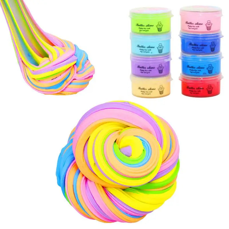 Soft Sludge Kit Kids Putty Mud Set Crystal Mud Set Of 30