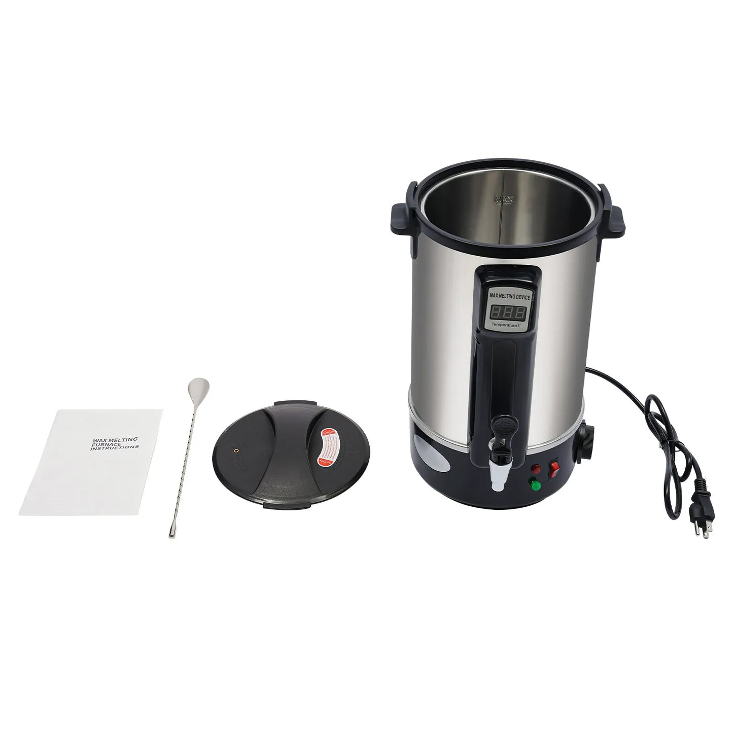 8L Wax Melter Pot w/Spout