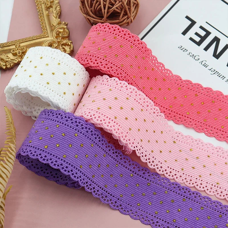 5 Yards Lace Corduroy Ribbons Sewing Crafts Hair Bow Making