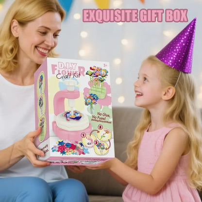 DIY Craft Kits Toys for Kids - Flowers Market Toy, Build Your Flower Bouquet