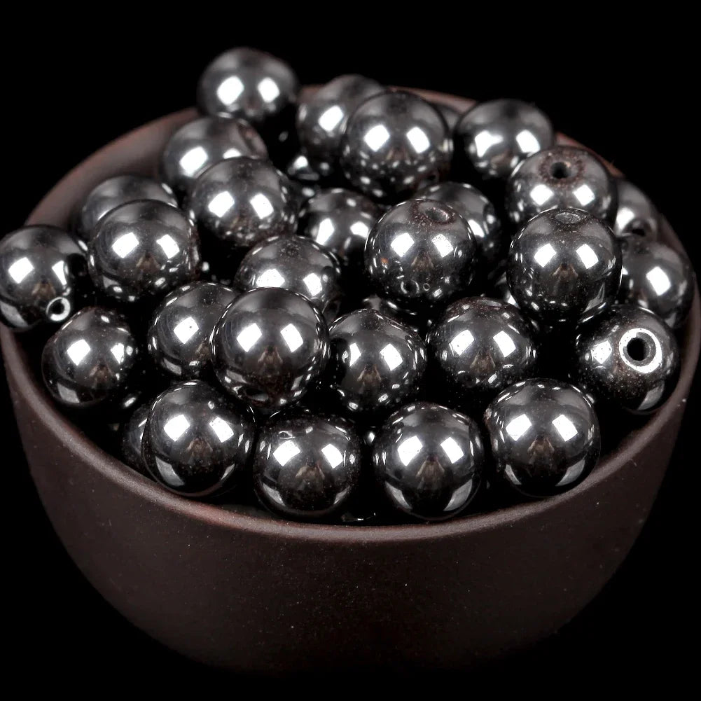 Natural Round Tiger Eye Amazonite Lava Turquoises Agates Jaspers Garnet Spacer Loose Stone Beads For Jewelry Making