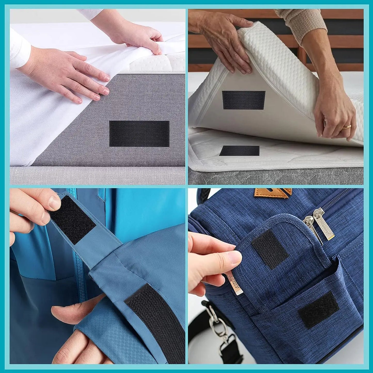 50mm Strong Self-Adhesive Nylon Sticker Velcro Strip 1/3/5meters
