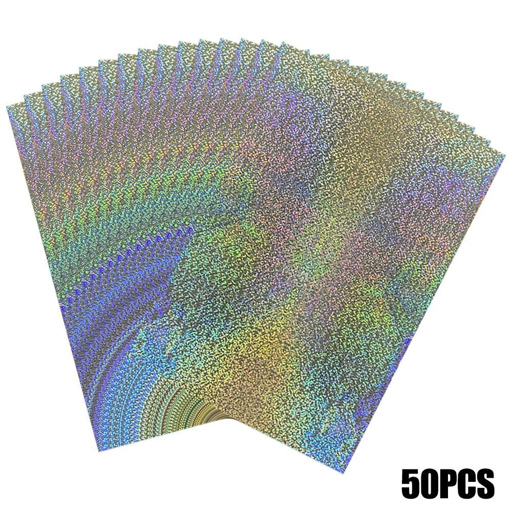 50pcs/pack 20x29cm Toner Hot Stamping Foil Paper A4 Toner Reactive Foil By Laser Printer and Laminator
