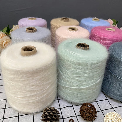 500G/PC Mohair Yarn High Quality Super Soft And Warm Baby Wool Crochet Yarn Anti-Pilling For Hand Knitting Scarves Sweaters Hats