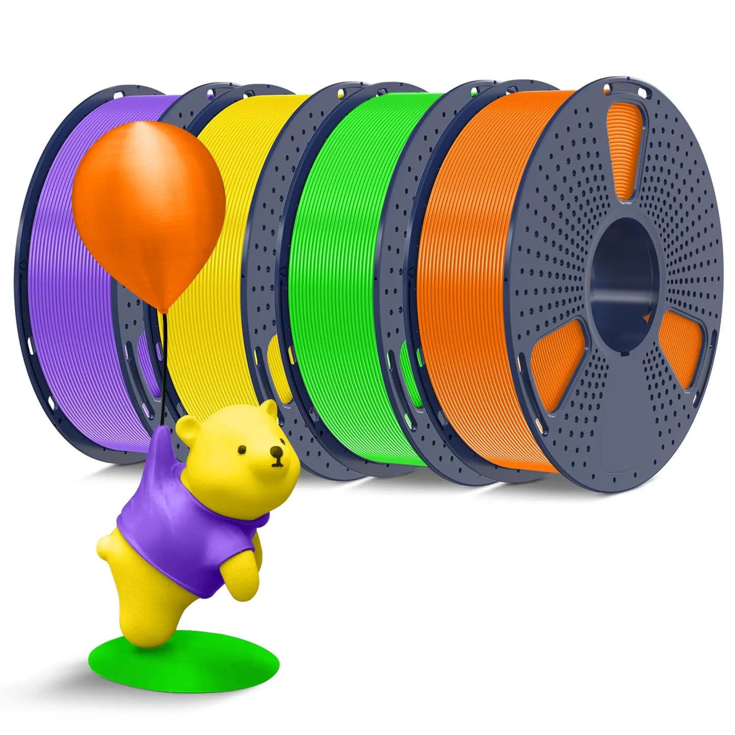 SUNLU Fliament Silk PLA+/PLA/PETG/WOOD/Rainbow Filament 250g 500g/spool 1.75mm mix color