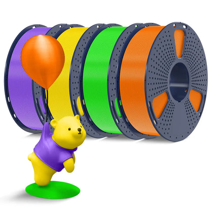 SUNLU Fliament Silk PLA+/PLA/PETG/WOOD/Rainbow Filament 250g 500g/spool 1.75mm mix color