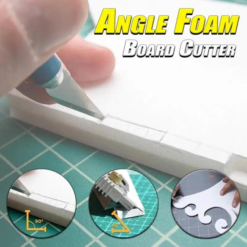 Utility Knife Craft Tools EVA Foam Cutter 45 Degree Angle Foam Board Cutter Bevel Frame Knife Tools