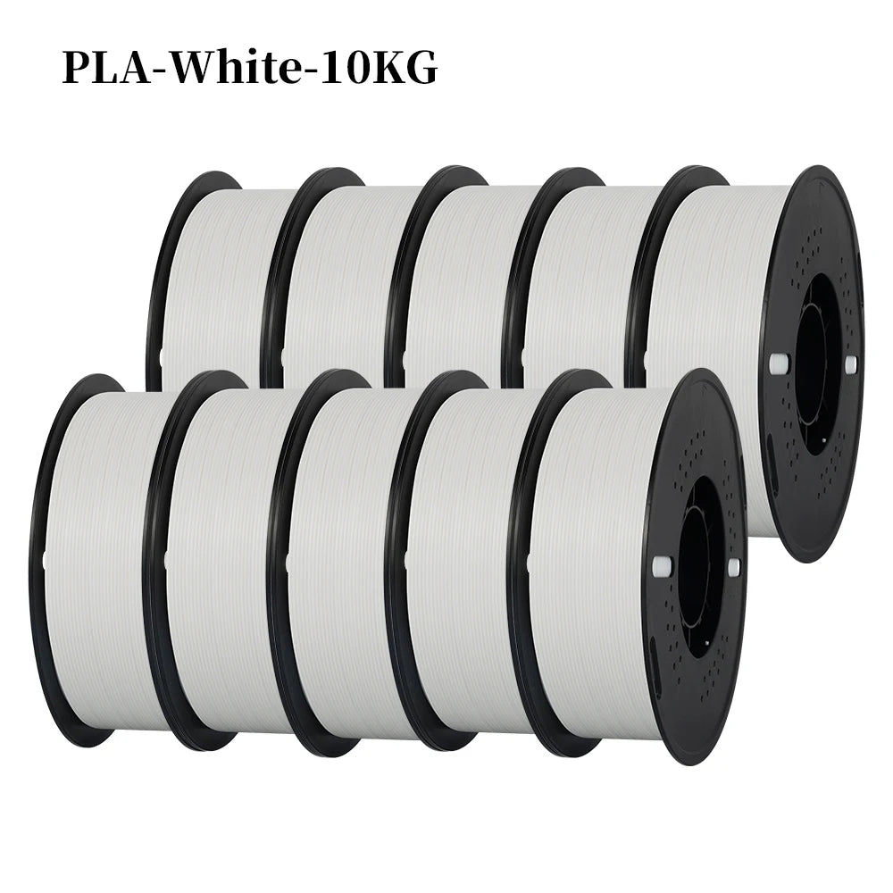 KINGROON 22LBS PETG or PLA filament 3D Printer Filament 10 Rolls 1KG 1.75MM Eco-Friendly Good Toughness Mix Color