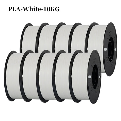 KINGROON 22LBS PETG or PLA filament 3D Printer Filament 10 Rolls 1KG 1.75MM Eco-Friendly Good Toughness Mix Color