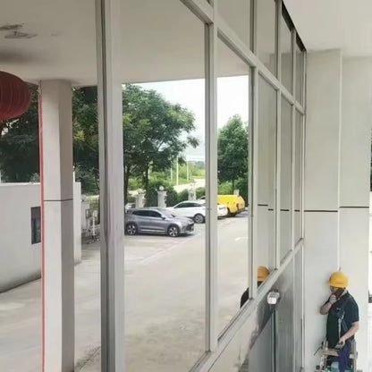 1-4 Meter Length Mirror Window Film Daytime Privacy One Way Vision Self Adhesive Solar Protection Tint