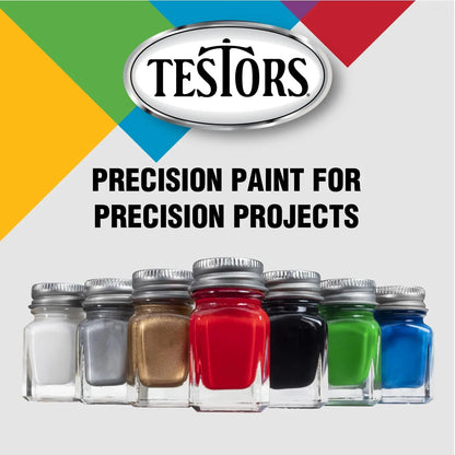 Enamel Paint, 0.25 Oz, Semi-Gloss Black