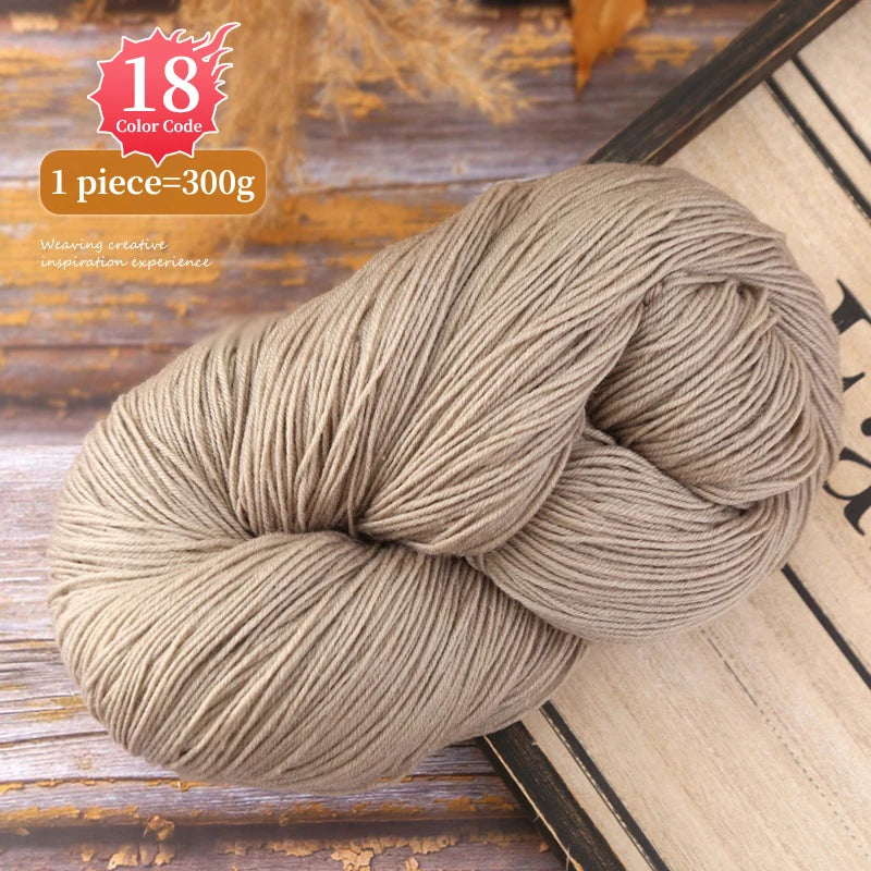 300g Alpaca Wool Yarn in Multiple Optional Colors Used for Knitting Fashionable Sweaters Scarves Gloves Hats Coats