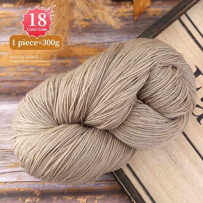300g Alpaca Wool Yarn in Multiple Optional Colors Used for Knitting Fashionable Sweaters Scarves Gloves Hats Coats