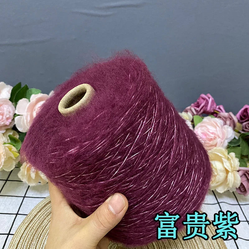500G/PC Mohair Yarn High Quality Super Soft And Warm Baby Wool Crochet Yarn Anti-Pilling For Hand Knitting Scarves Sweaters Hats