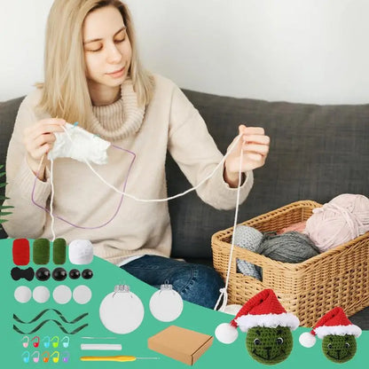 Crochet Kits For Adults Hooks Yarn Set Crochet Starters Kits Craft Knitting Kit