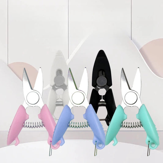 1pcs Mini Pocket Scissors Metal Embroidery Thread Trimmer