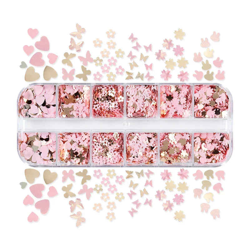 Holographic Letters Resin Sequins Fillers Epoxy Filling Crafts Materials Iridescent Glitter Flakes