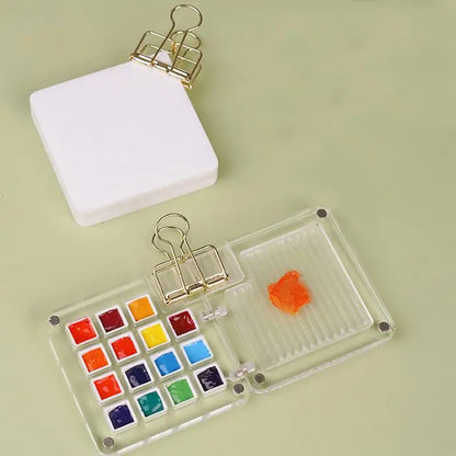 Pocket Artist Watercolor Travel Set Watercolor Paint Palette