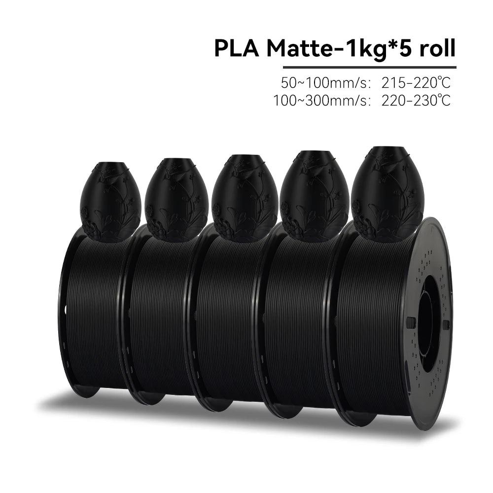 KEEPANG PLA/HS-PLA/PLA Matte/PLA Pro 5KG PLA 3D Filament 1.75mm 1KG/Roll (2.2lbs) Neatly Wound 3D Printing Materials