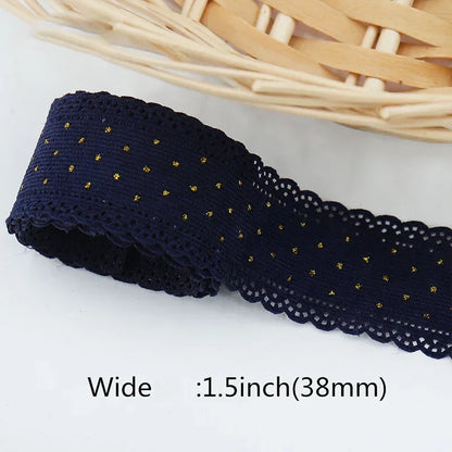 5 Yards Lace Corduroy Ribbons Sewing Crafts Hair Bow Making